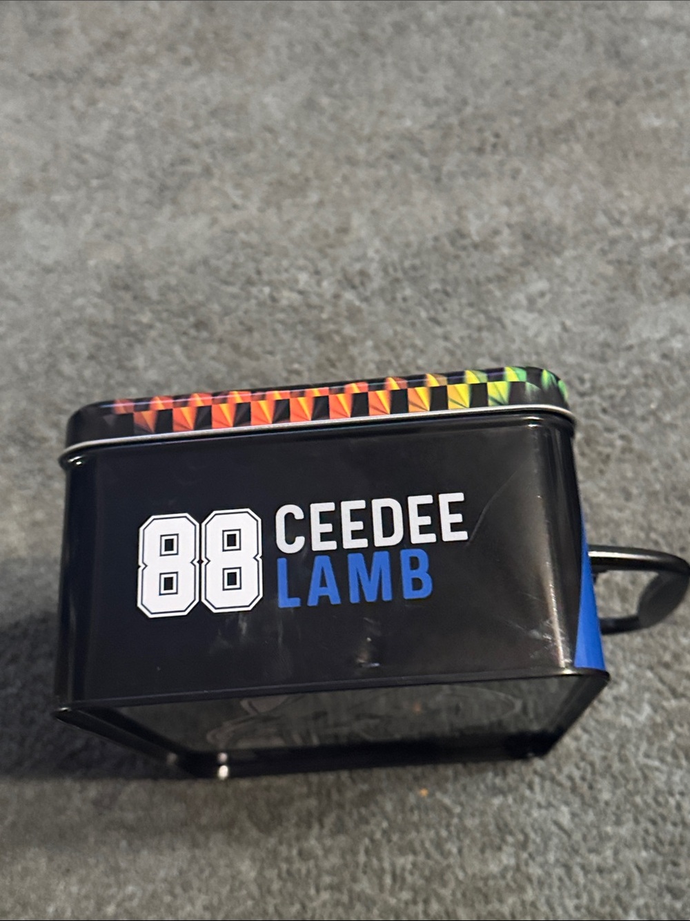 Ceedee Lamb NFL Themed Metal Lunchbox - Multicolor - Picture 3 of 3